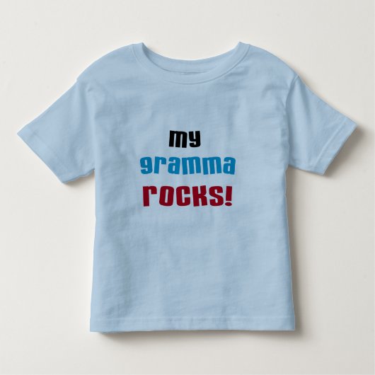 My Gramma Rocks Tシャツとギフト トドラーTシャツ (正面)