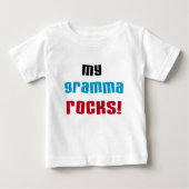 My Gramma Rocks Tシャツとギフト ベビーTシャツ (正面)