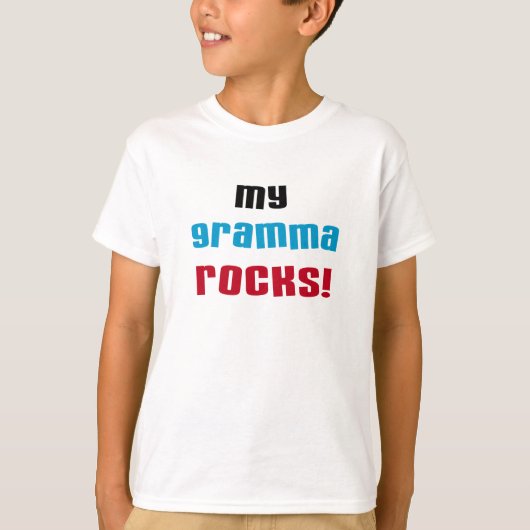 My Gramma Rocks Tシャツとギフト Tシャツ (正面)