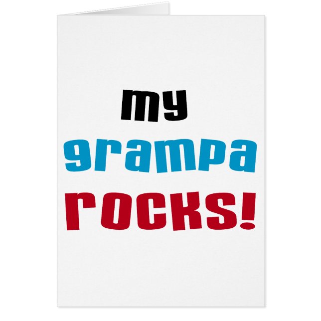My Grampa Rocks Tシャツ&ギフト (正面)