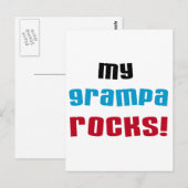 My Grampa Rocks Tシャツ&ギフト ポストカード (正面/裏面)