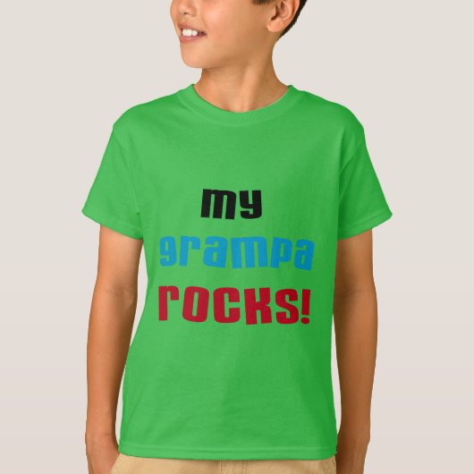 My Grampa Rocks Tシャツ&ギフト Tシャツ (正面)