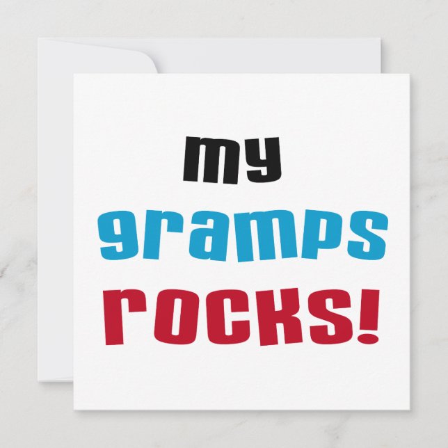 My Gramps Rocks Tシャツとギフト (正面)