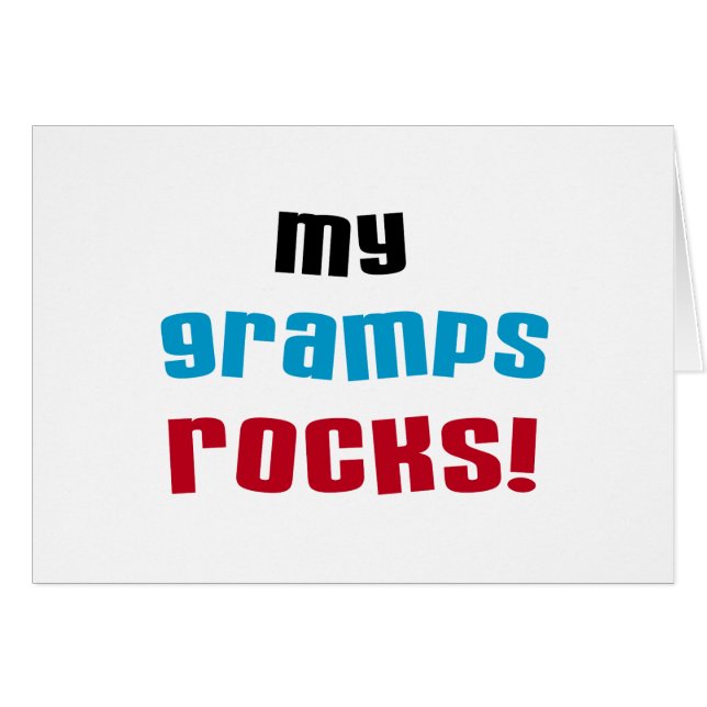 My Gramps Rocks Tシャツとギフト (正面横)