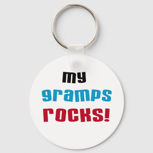My Gramps Rocks Tシャツとギフト キーホルダー (正面)
