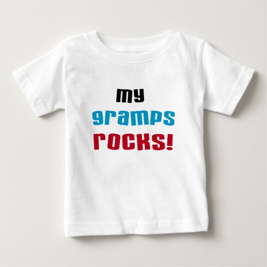 My Gramps Rocks Tシャツとギフト ベビーTシャツ (正面)