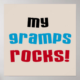 My Gramps Rocks Tシャツとギフト ポスター