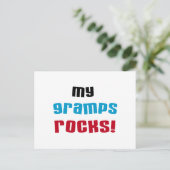 My Gramps Rocks Tシャツとギフト ポストカード (スタンド正面)