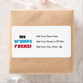 My Gramps Rocks Tシャツとギフト ラベル (インサイチュ)