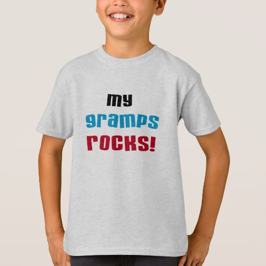 My Gramps Rocks Tシャツとギフト Tシャツ (正面)