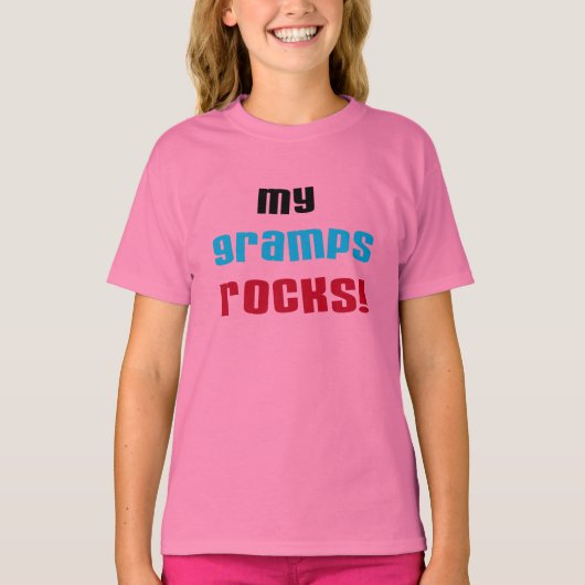 My Gramps Rocks Tシャツとギフト Tシャツ (正面)