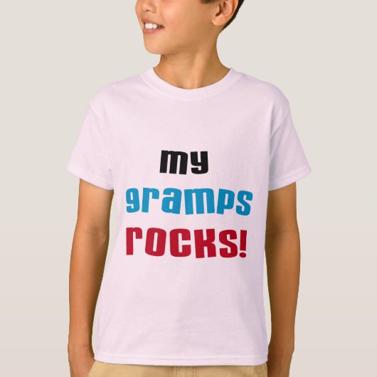 My Gramps Rocks Tシャツとギフト Tシャツ (正面)