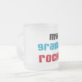 My Grampy Rocks Tシャツとギフト フロストグラスマグカップ (正面左)