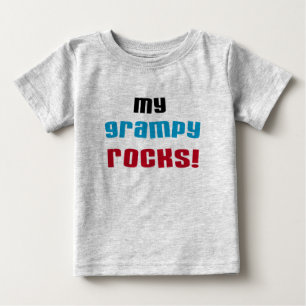 My Grampy Rocks Tシャツとギフト ベビーTシャツ