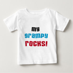 My Grampy Rocks Tシャツとギフト ベビーTシャツ