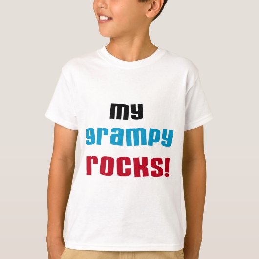 My Grampy Rocks Tシャツとギフト Tシャツ (正面)