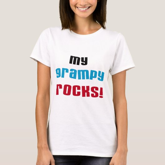 My Grampy Rocks Tシャツとギフト Tシャツ (正面)