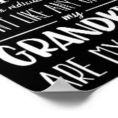 My Grandkids Are My Favorite Funny Grandmother G  ポスター (角)