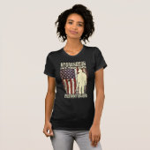 my grandson has your back - us flag proud army tシャツ (正面フル)