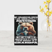 My Granhildren Are Absolutely Awesome They Must Ha カード (黄色い花)