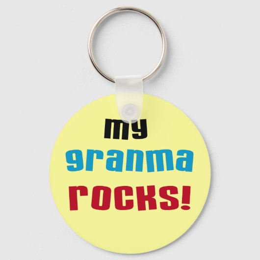 My Granma Rocks Tシャツ&ギフト キーホルダー (正面)