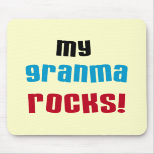My Granma Rocks Tシャツ&ギフト マウスパッド