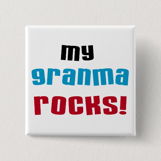 My Granma Rocks Tシャツ&ギフト 缶バッジ (正面)