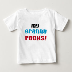 My Granny Rocks Tシャツとギフト ベビーTシャツ