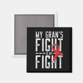 My Gran's Fight Is My Fight Blood Cancer Awareness マグネット (正面/裏面)