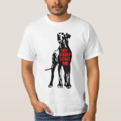 My Great Dane Daddy Tシャツ (正面)