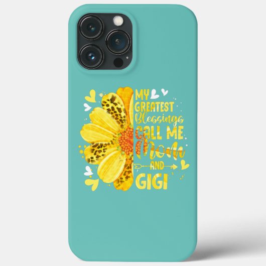My Greatest Blessings Call Me Mom And Gigi Funny Case-Mate iPhoneケース (裏面)
