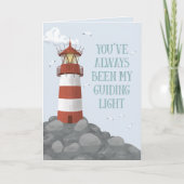 My Guiding Light – Lighthouse Father’s Day Card カード (正面)