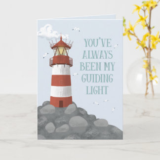 My Guiding Light – Lighthouse Father’s Day Card カード