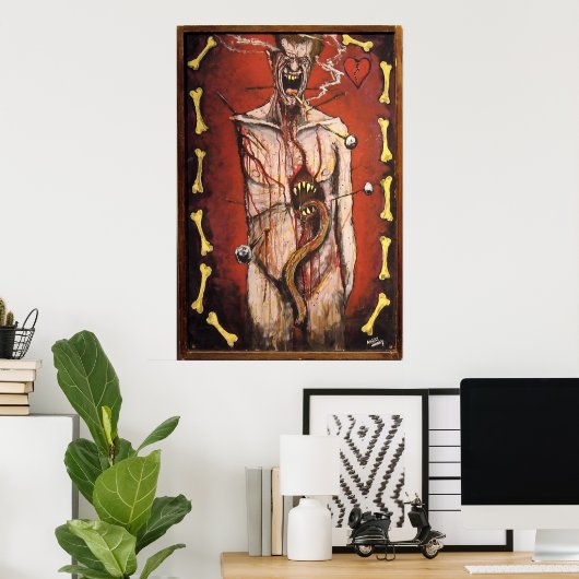 "My Guts" Poster by Angry Johnny ポスター (ホームオフィス)