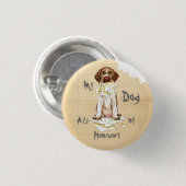 My GWP Ate my Homework 缶バッジ (正面&裏面)