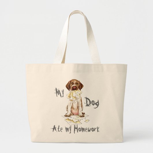 My GWP Ate My Homework Large Tote Bag ラージトートバッグ (正面)