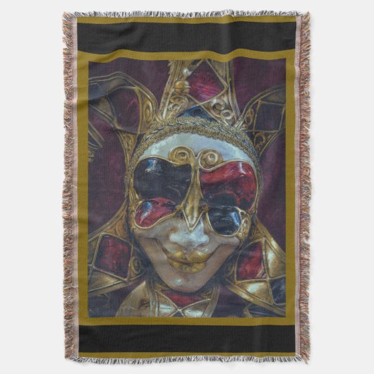 My Happy Face スローブランケット (正面縦)