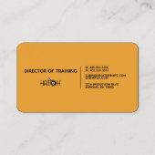 My Hatch - Director of Training 名刺 (裏面)