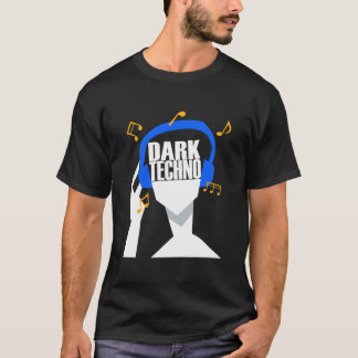 My Headphones Plays Only Dark Techno Tシャツ