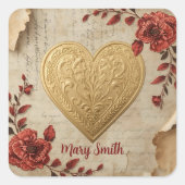 My Heart  スクエアシール (正面)