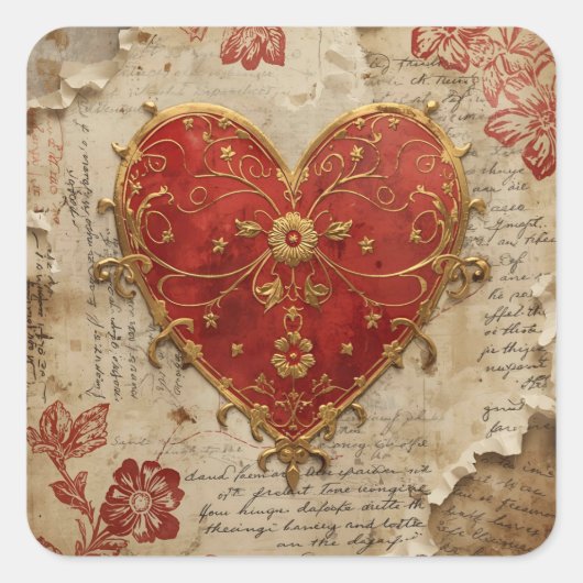 My Heart  スクエアシール (正面)