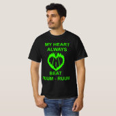 MY HEART ALWAYS BEAT RUUM-RUUM LIME GREEN 2026 Tシャツ (正面フル)