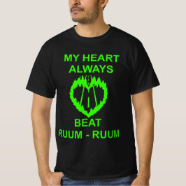 MY HEART ALWAYS BEAT RUUM-RUUM LIME GREEN 2026 Tシャツ