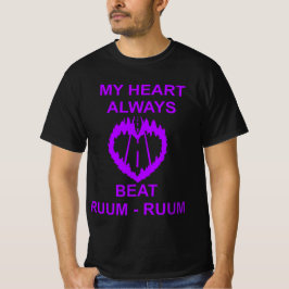 MY HEART ALWAYS BEAT RUUM-RUUM VIOLET 2026 Tシャツ