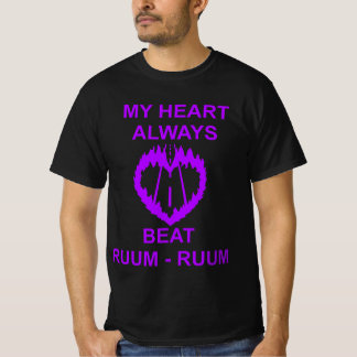 MY HEART ALWAYS BEAT RUUM-RUUM VIOLET 2026 Tシャツ