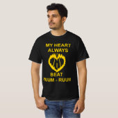 MY HEART ALWAYS BEAT RUUM-RUUM YELLOW 2026 Tシャツ (正面フル)