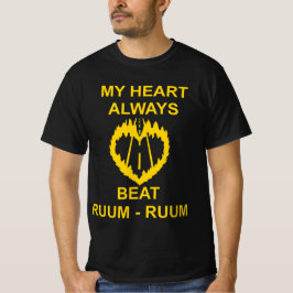 MY HEART ALWAYS BEAT RUUM-RUUM YELLOW 2026 Tシャツ