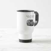 My Heart Among Trees Tents Nature Lover Camping トラベルマグ (正面右)