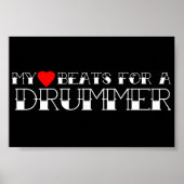 My Heart Beats For a Drummer ポスター (正面)