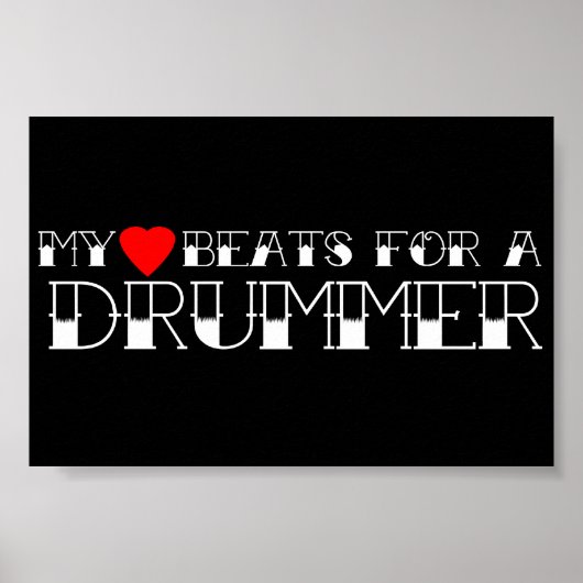 My Heart Beats For a Drummer ポスター (正面)